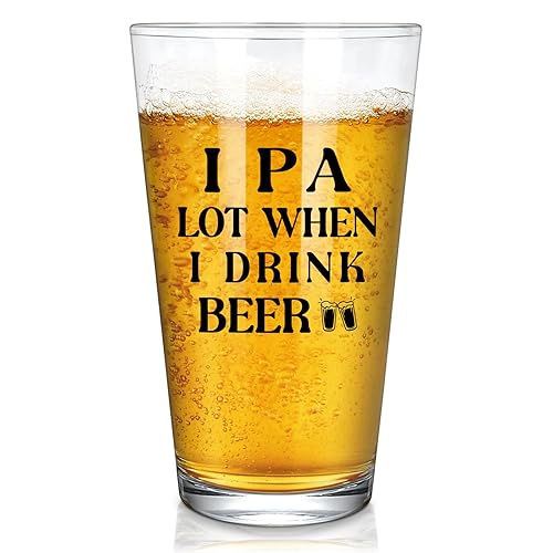 Futtumy Beer Gifts for Men, 15oz IPA A Lot When