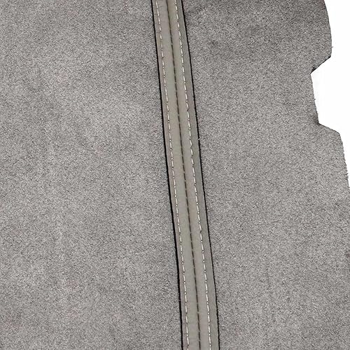 Miniatura 8 de GXARTS 2 fundas de cuero para reposabrazos de puerta delantera, compatibles con Honda Pilot 2009 2010 2011 2012 2013 2014 2015 gris