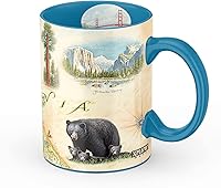 Vista 19 de Xplorer Maps Taza de cerámica con mapa de la isla de San Juan (16 onzas) – Taza de café sin BPA para bebidas calientes y frías – perfecta