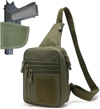 Crossbody Shoulder Bag for Men - Ccw Sling Bag - Tactical Crossbody Bag