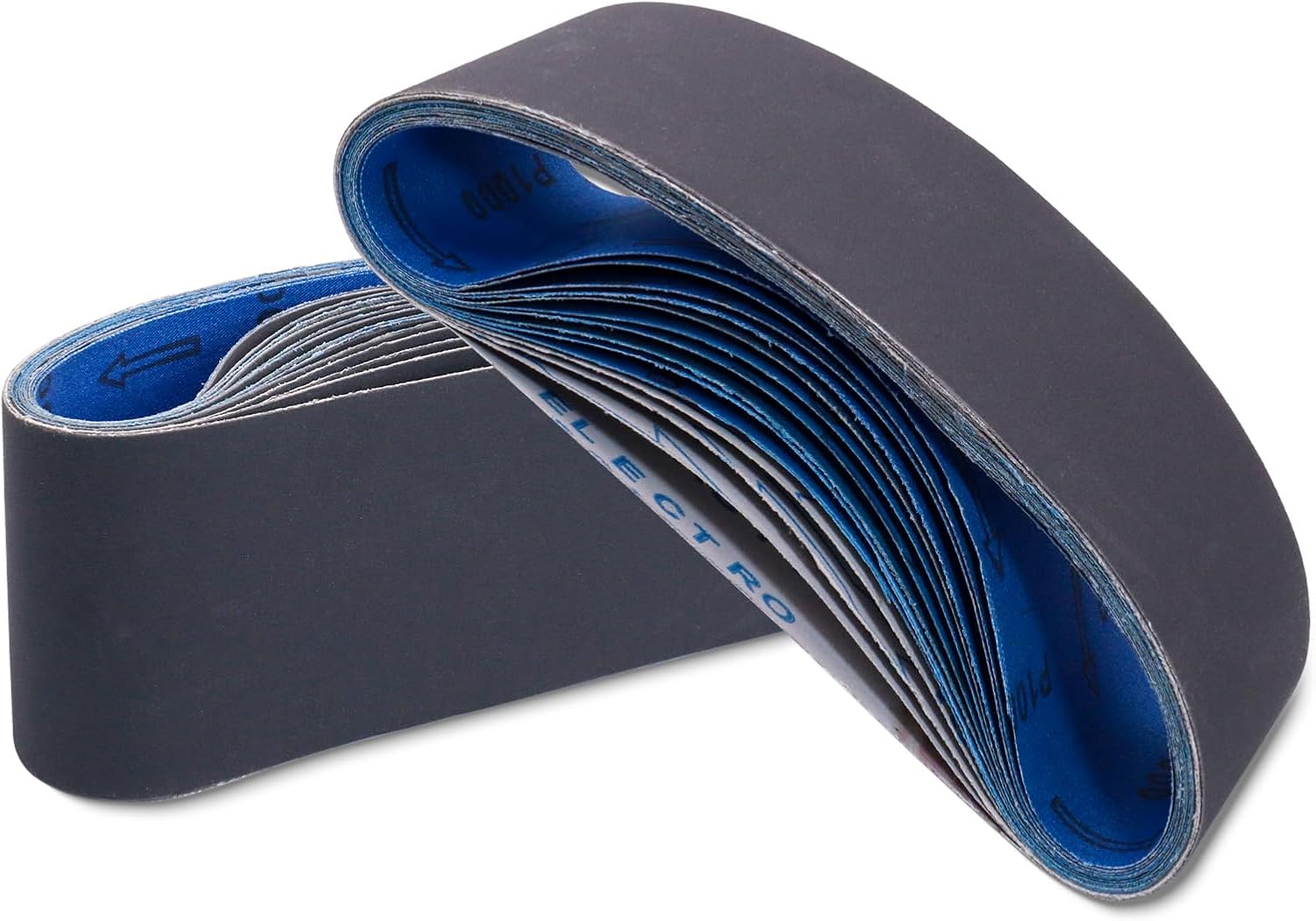 15 Pack 3 x 21 Sanding Belts, Extra Fine Grit 3x21 Silicon Carbide Sander Belt, 5 Pcs Each of 600, 800, 1000 Grits Sanding Belt for Knife Sharpening 3x21 inch