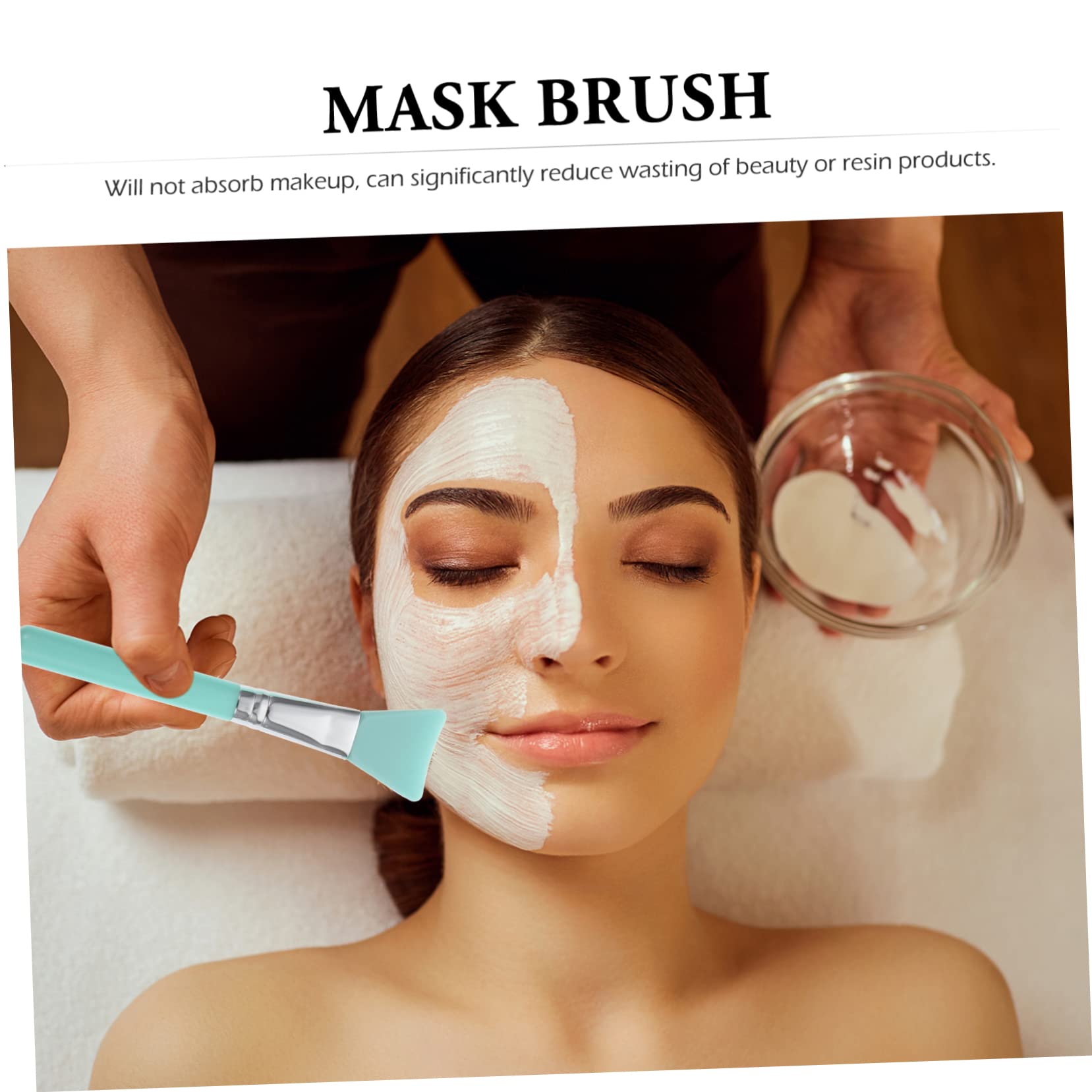 FOMIYES 3 Set Di Pennelli in Silicone Per Maschera Pennelli Per Trucco Strumenti Di Bellezza Per Facciali Kit Di Pennelli Cosmetici Per Donne Accessori Per Il Trucco Pratici 7 Pezzi*3