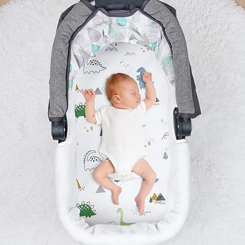 Miniatura 2 de PHF Juego de sábanas suaves para moisés, paquete de 2 sábanas sedosas y transpirables para bebés niños y niñas, ajuste universal para la mayoría de