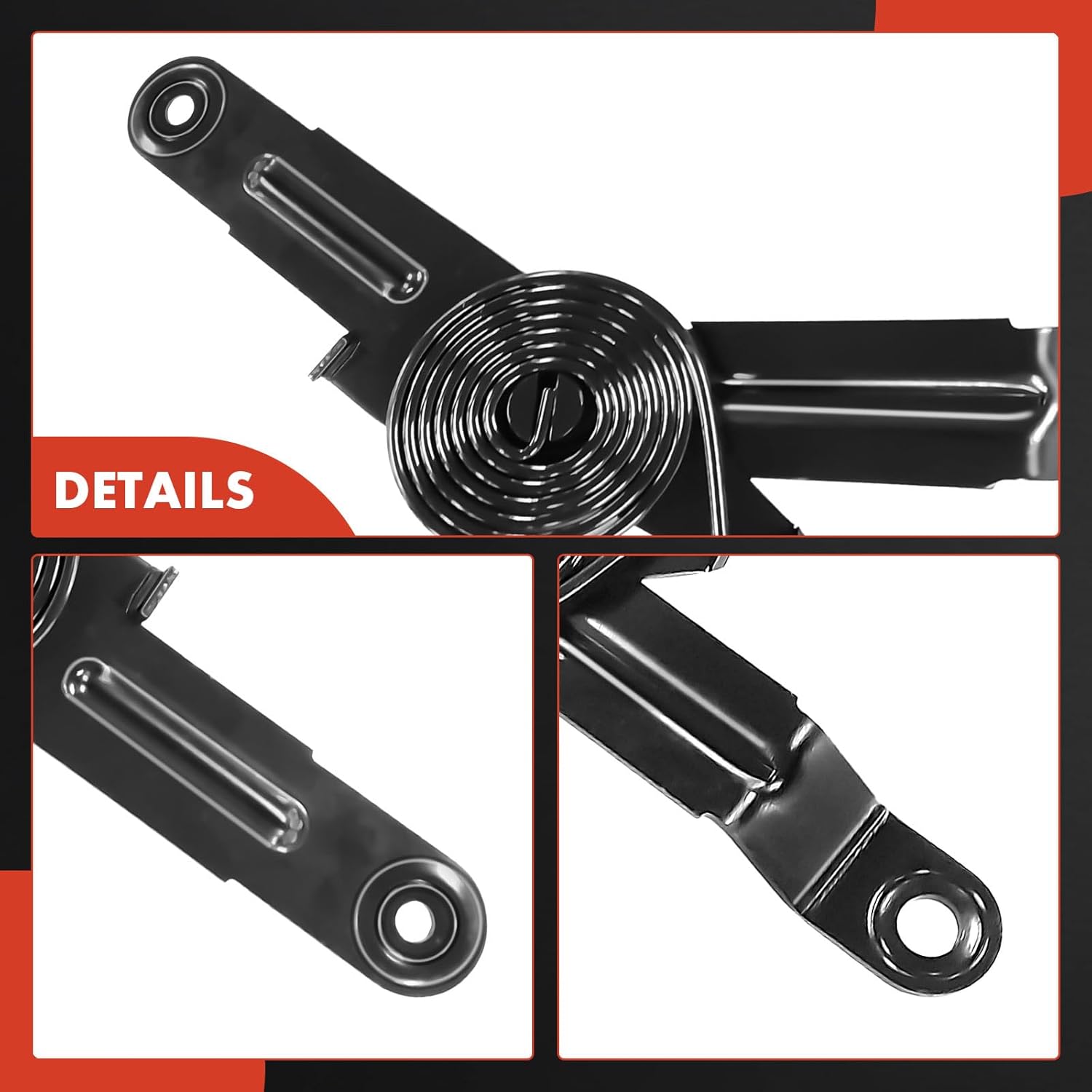 A-Premium Front Hood Hinges Compatible with Chevrolet Chevy Tahoe, Blazer, C1500, C2500, C3500, K1500/K2500 Suburban & GMC Yukon, C1500/C2500 Suburban, K1500, K2500, K3500 & Cadillac Escalade