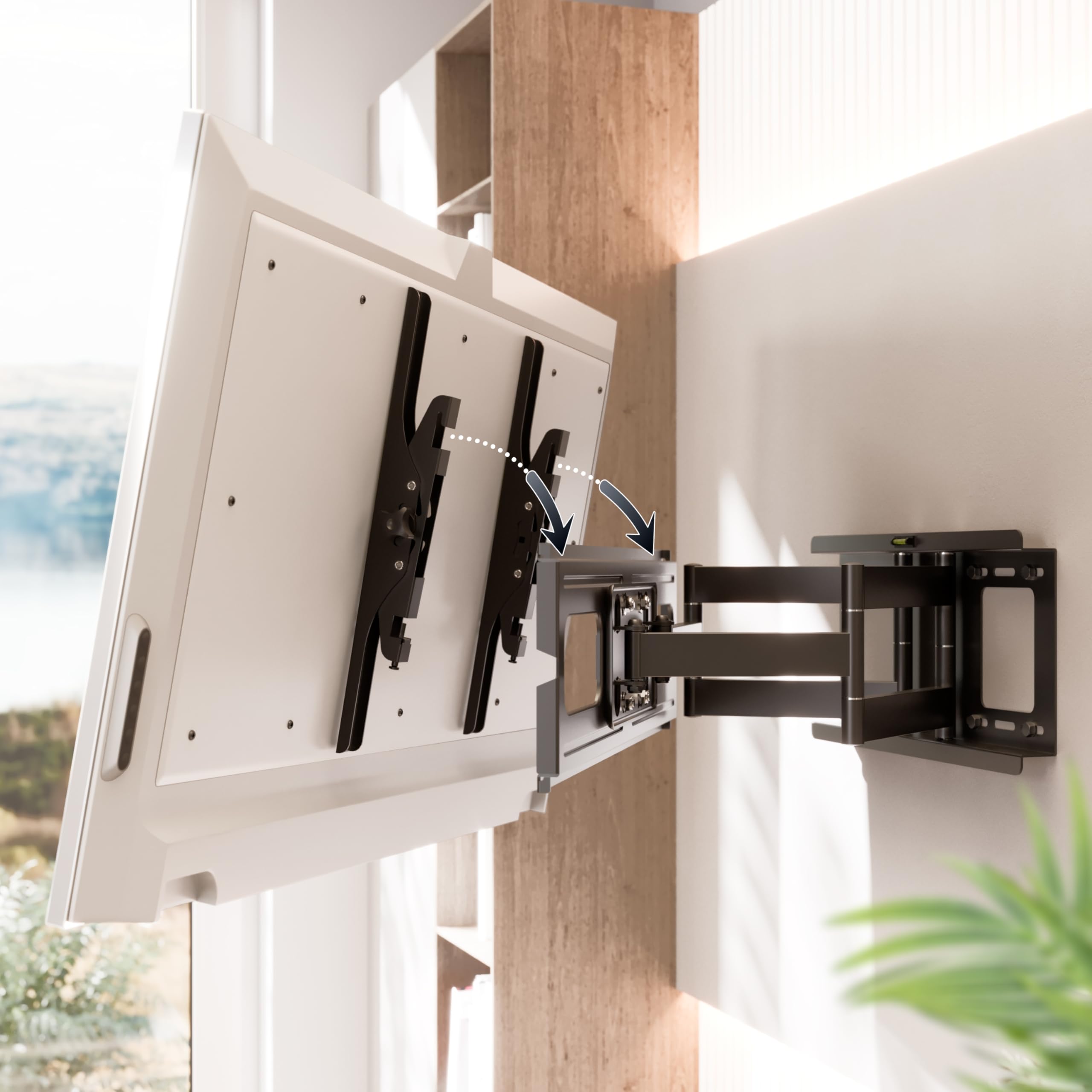 Mount TV Universal RICOO R06 40-75 Pollici Black - Dettaglio