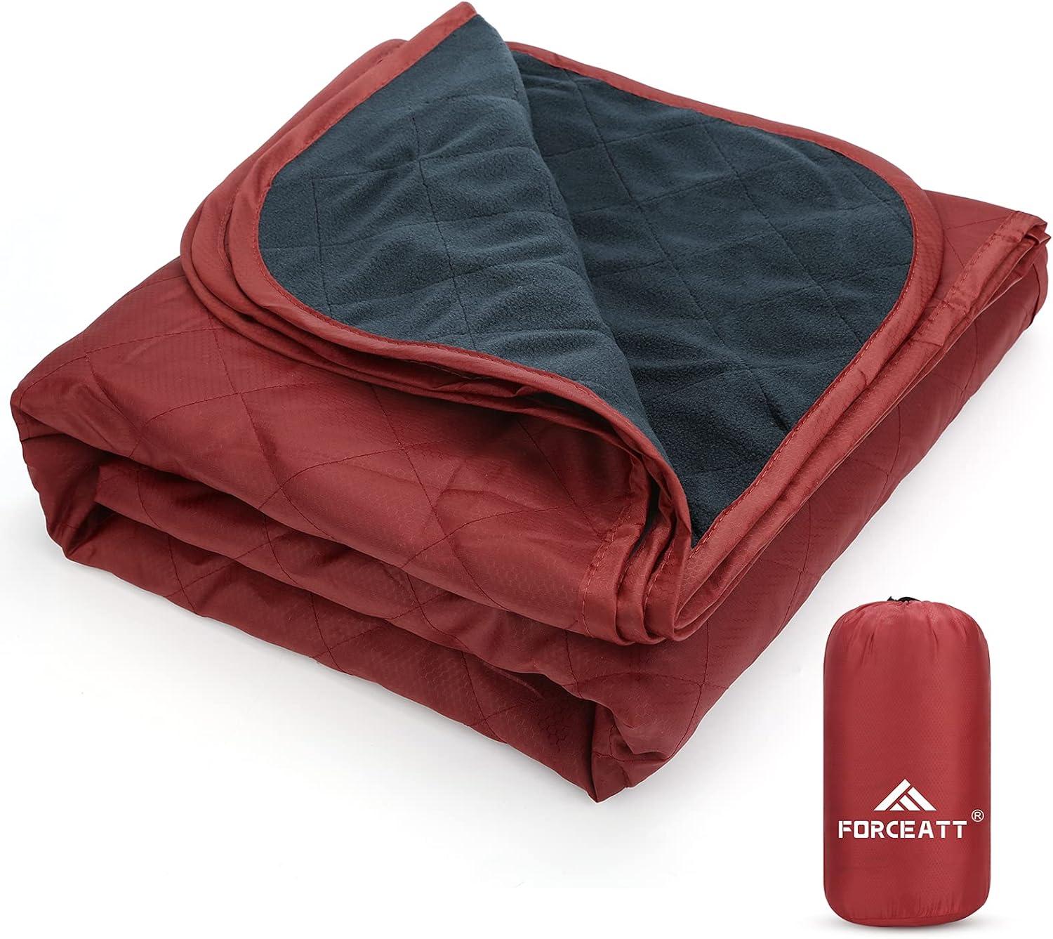Forceatt Camping Blanket, Lightweight and Compact Picnic/Beach Blanket, Tear Resistant, for Outdoor Festivals, Beaches, picnics, Camping, Parks, Hiking, Travel, Family outings Suitable for 2-4 People : Sports & Outdoors