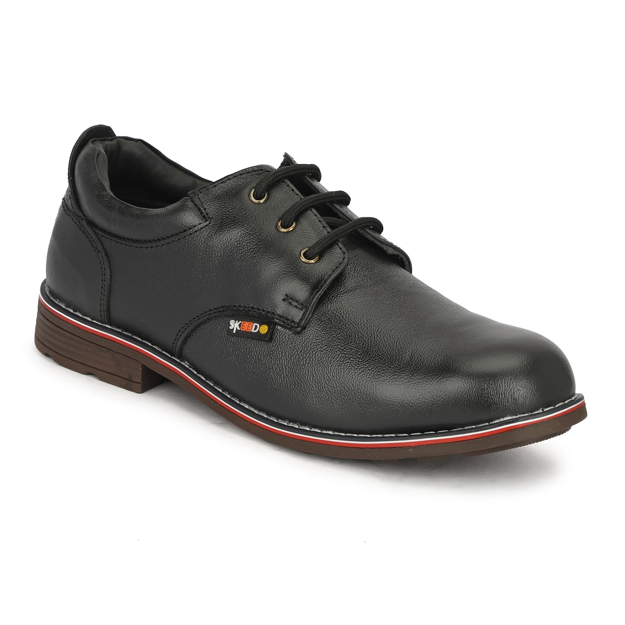 SKEEDOFormal Premium Safety Shoes for Men's with Industrial Steel Toe Cap | Anti-Slip and Water Resistant | Genuine & TPR Sole | Durable for Construction Work's