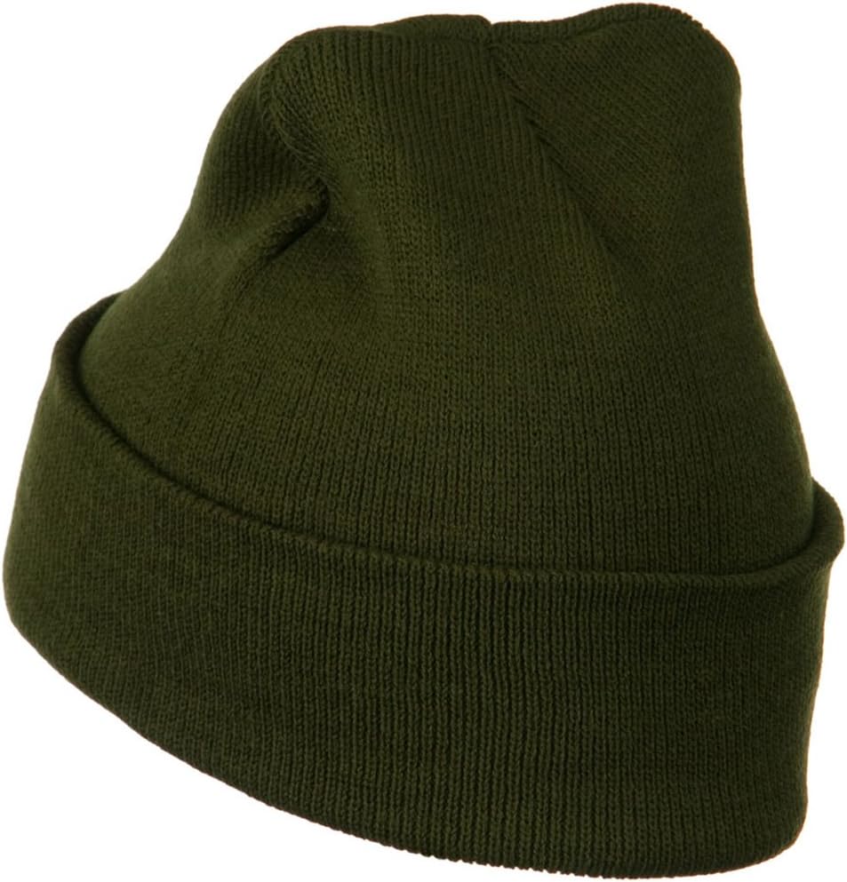 MG 12 Inch Long Knitted Beanie - Image 2
