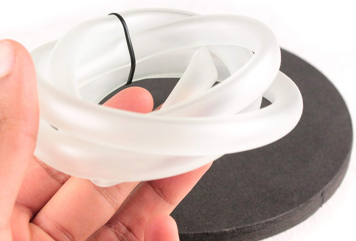 PK Green 8mm Clear Tubing for Water Fountain Pumps Plastic PVC 1m