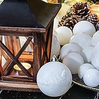 Vista 5 de Adornos de bola de Navidad para decoraciones de Navidad, 41 piezas de árbol de Navidad, adornos de bolas inastillables con lazo para colgar