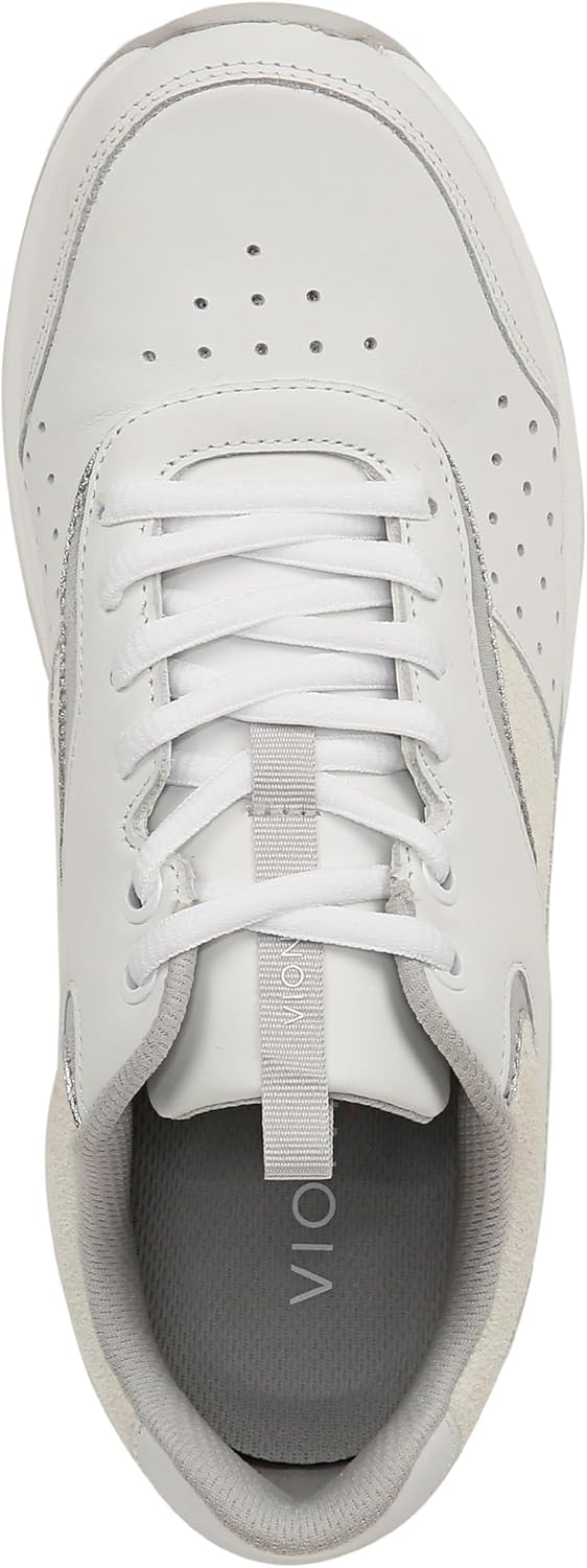 Vionic Women's Fashion Sneaker Nova – Comfortable Lace Up That Includes a Built-in Arch Support Insole That Helps Correct Pronation and Alleviate Heel Pain Caused by Plantar Fasciitis, Medium Width