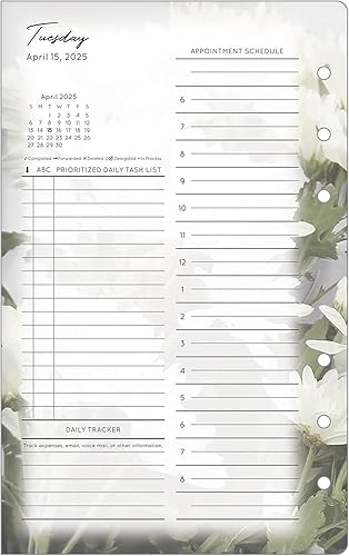 Miniatura 7 de FranklinCovey - Planificador de dos páginas por día con anillo (compacto, abril de 2025 - marzo de 2026)