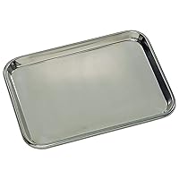 Vista 1 de Grafco 3264 - Bandeja de instrumentos de acero inoxidable, tamaño extragrande, bandeja de metal quirúrgica para uso médico y dental, 3264