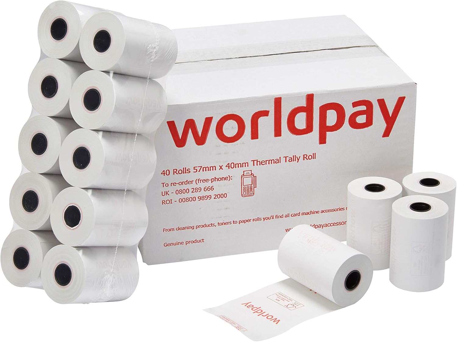 10 Best 57 X 40 Mm Thermal Pdq Receipt Paper Rolls - View #3