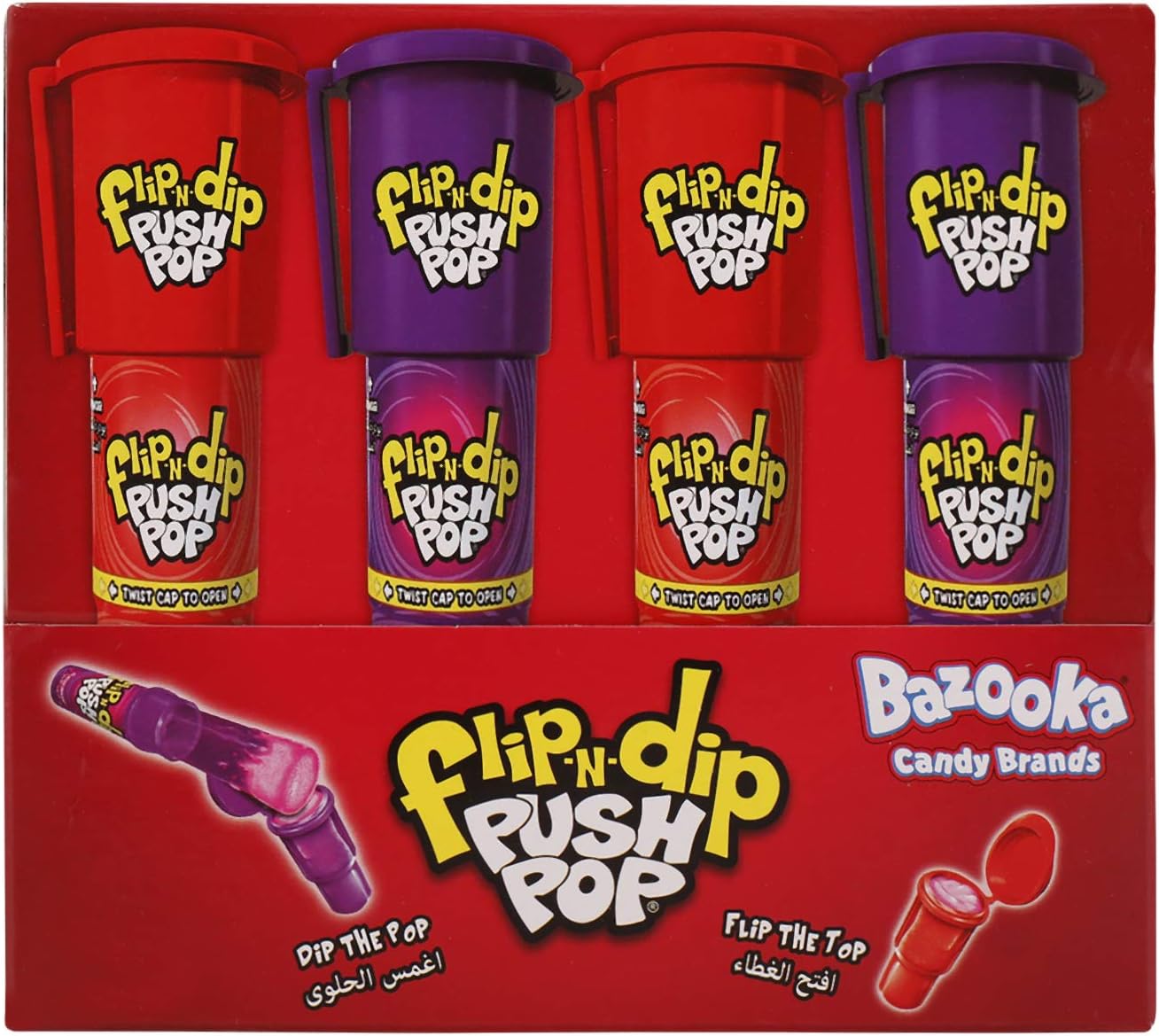 Flip N Dip Push Pop chocolate - 200 gm