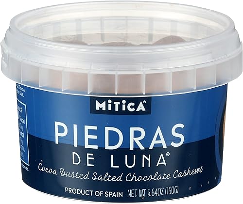 Mitica Piedras de Luna - Anacardos de chocolate, 5.64 onzas