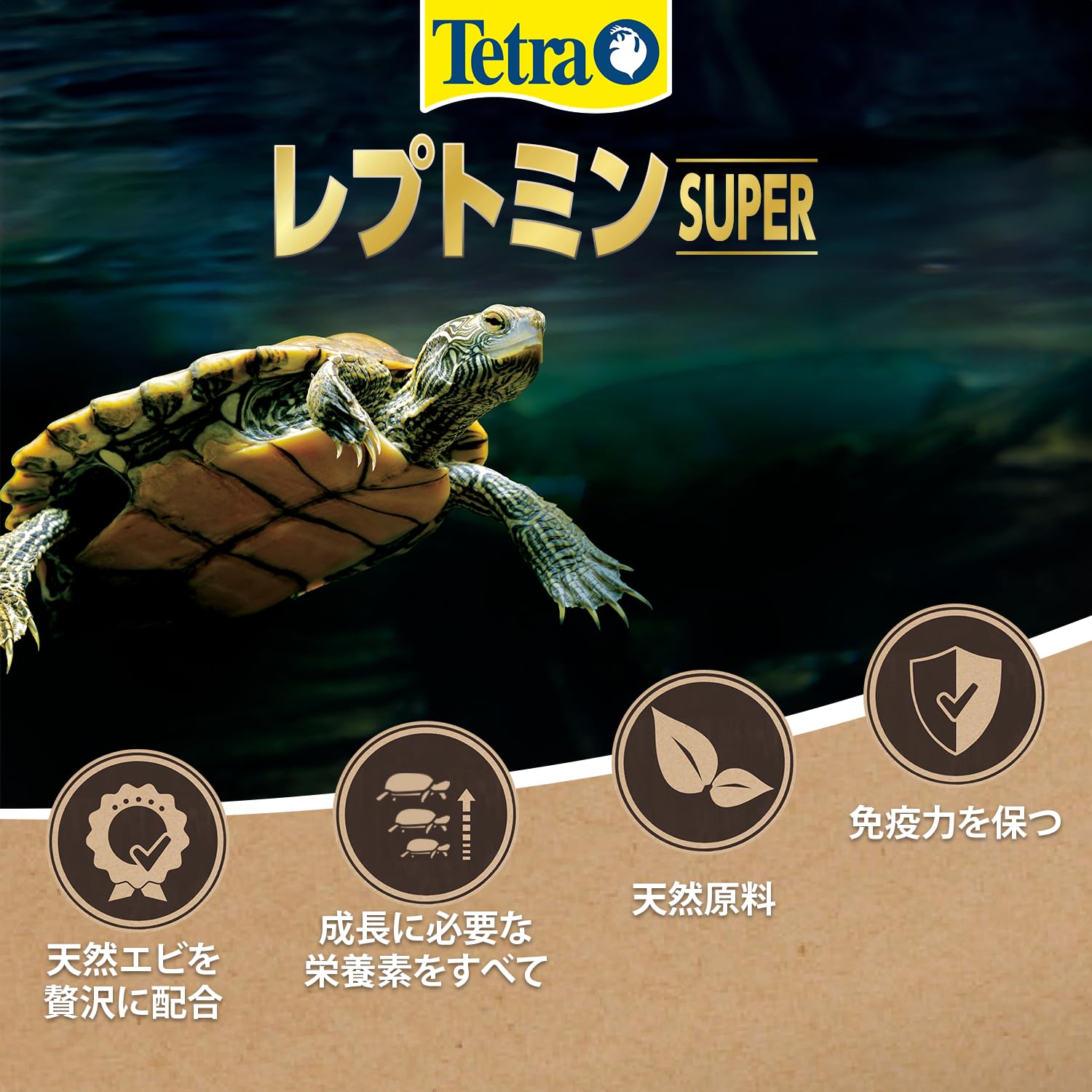 Amazon | テトラ (Tetra) レプトミンスーパー大粒 260G 食いつき カメ
