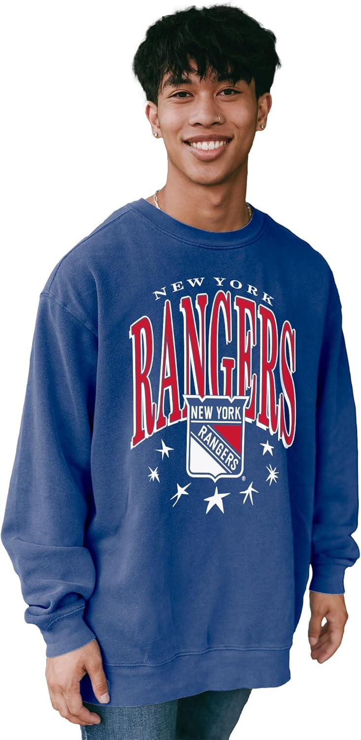 [Blue 84] トレーナー Nhl Officially Licensed Crewneck Sweatshirt Ringsp