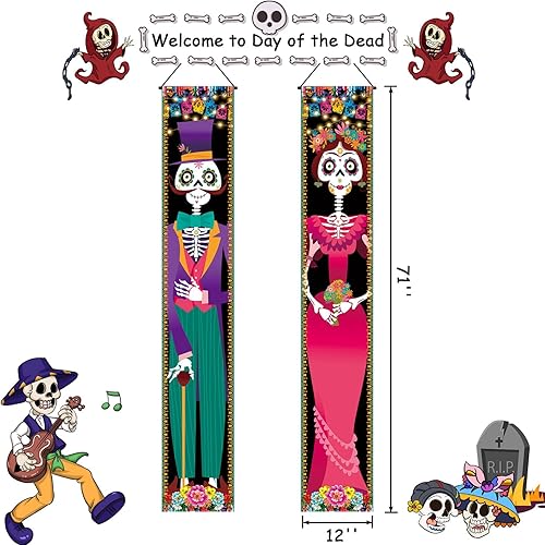 Miniatura 3 de Decoraciones de Halloween al aire libre, decoraciones de Hocus Pocus, pancarta de decoración de dulce y hocus pocus, pancarta de Halloween para