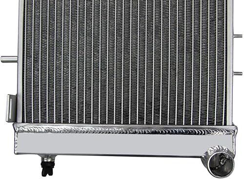 Miniatura 3 de ALLOYWORKS - Radiador de aluminio completo para Jeep Cherokee XJ 1991-2001/1991-1992 Jeep Comanche 2.5L 4.0L L4 L6 Engine PRO