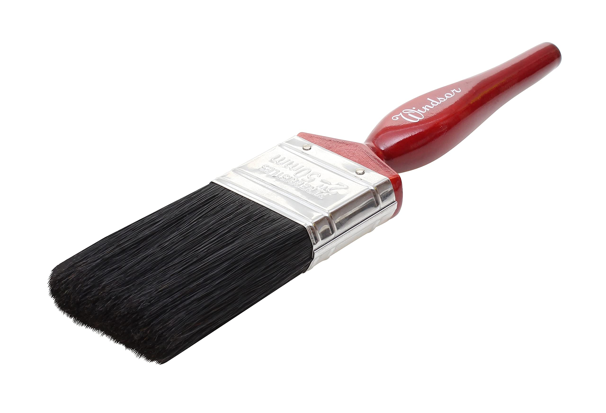 ProDec Juego de brochas de cerdas puras Profesionales Windsor Trade de 6 Piezas para Pintar con Pinturas de emulsión, Brillantes y satinadas en Paredes, techos, Madera y Metal