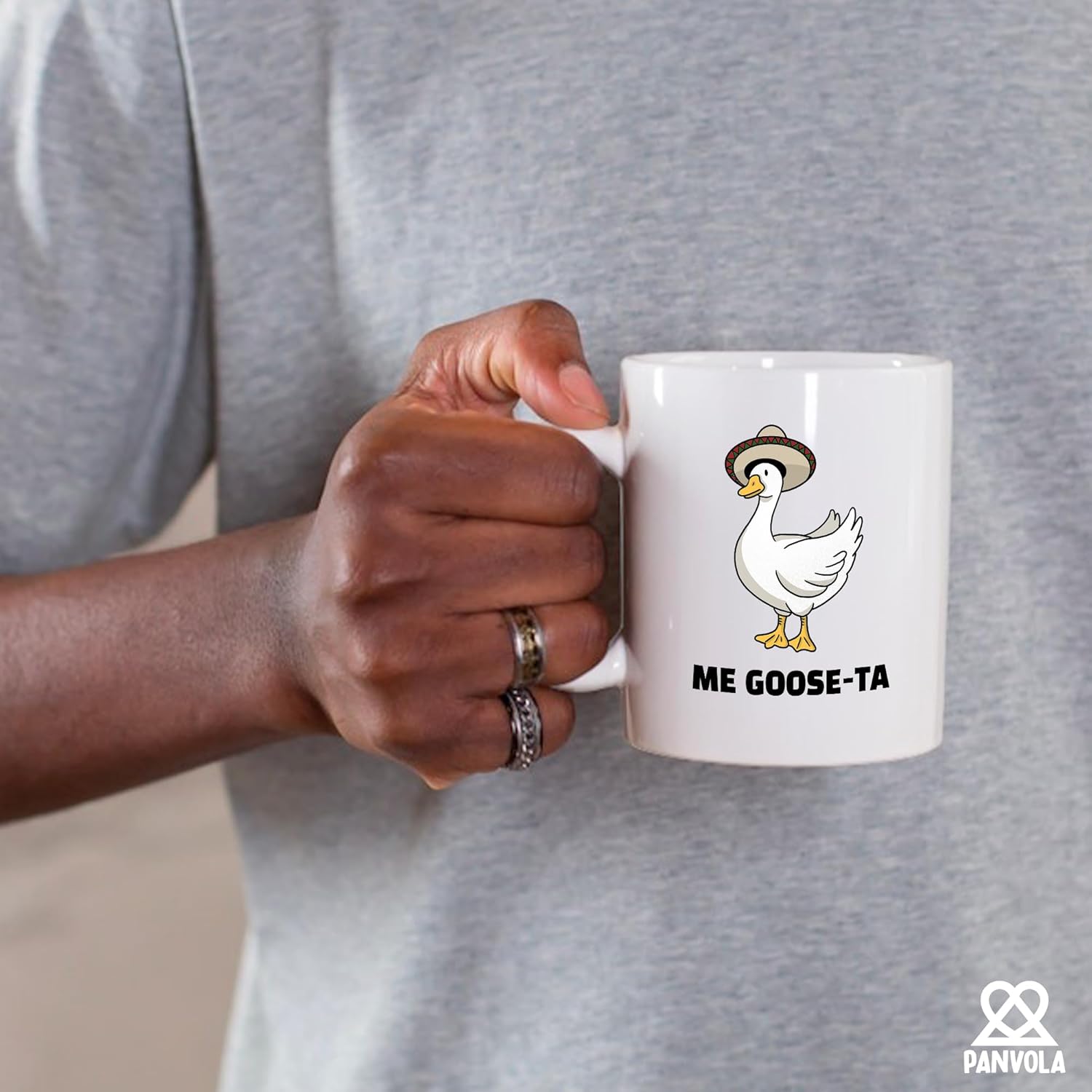 Me Goose Ta Goose Lover Gifts Spanish Mugs Mexican Hat Funny Gifts to Coworker Friends Novelty Drinkware Ceramic Mug 11 oz White - Image 6