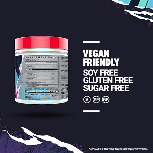 Miniatura 4 de GHOST Size Muscle Builder - Suplemento dietético - Warheads Sour Watermelon 30 porciones - Suplementos para el crecimiento muscular de creatina y