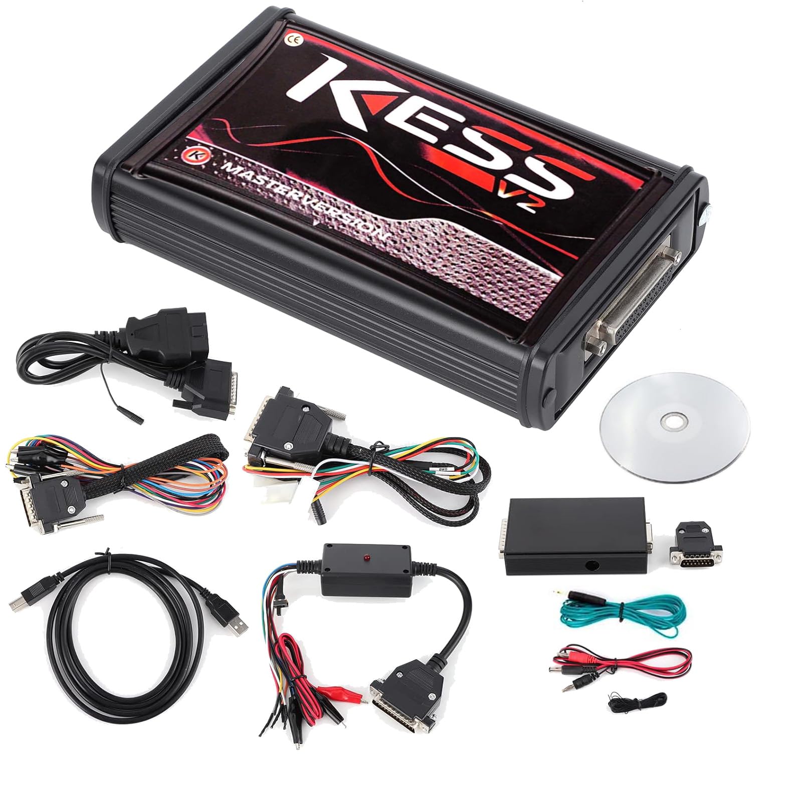 kess v2, Narzędzie do skanowania kodów diagnostycznych samochodowych V5.017, Narzędzie do diagnozy ECU, Nieograniczone tokeny, Narzędzie do diagnozy samochodowej
