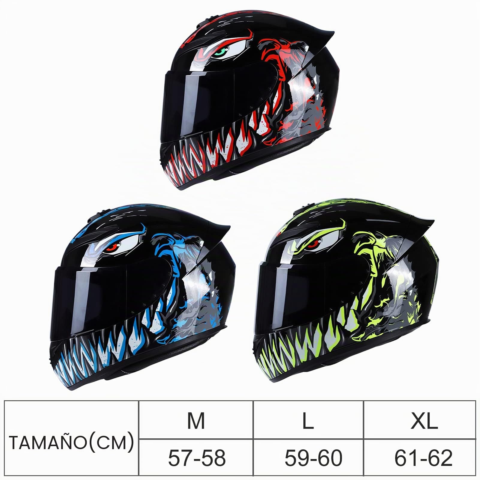 Shkalacar Casco de Moto,Casco Integral Moto Completa Unisex Adulto Cool Rider Four Seasons New Street Touring