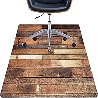 Vista 87 de Teal Hardwood Floor Desk Chair Mat, Painted Wood Board Horizontal Lines Birthdays Easter Holiday Print Backdrop Image, Protects Hardwood Floor Under