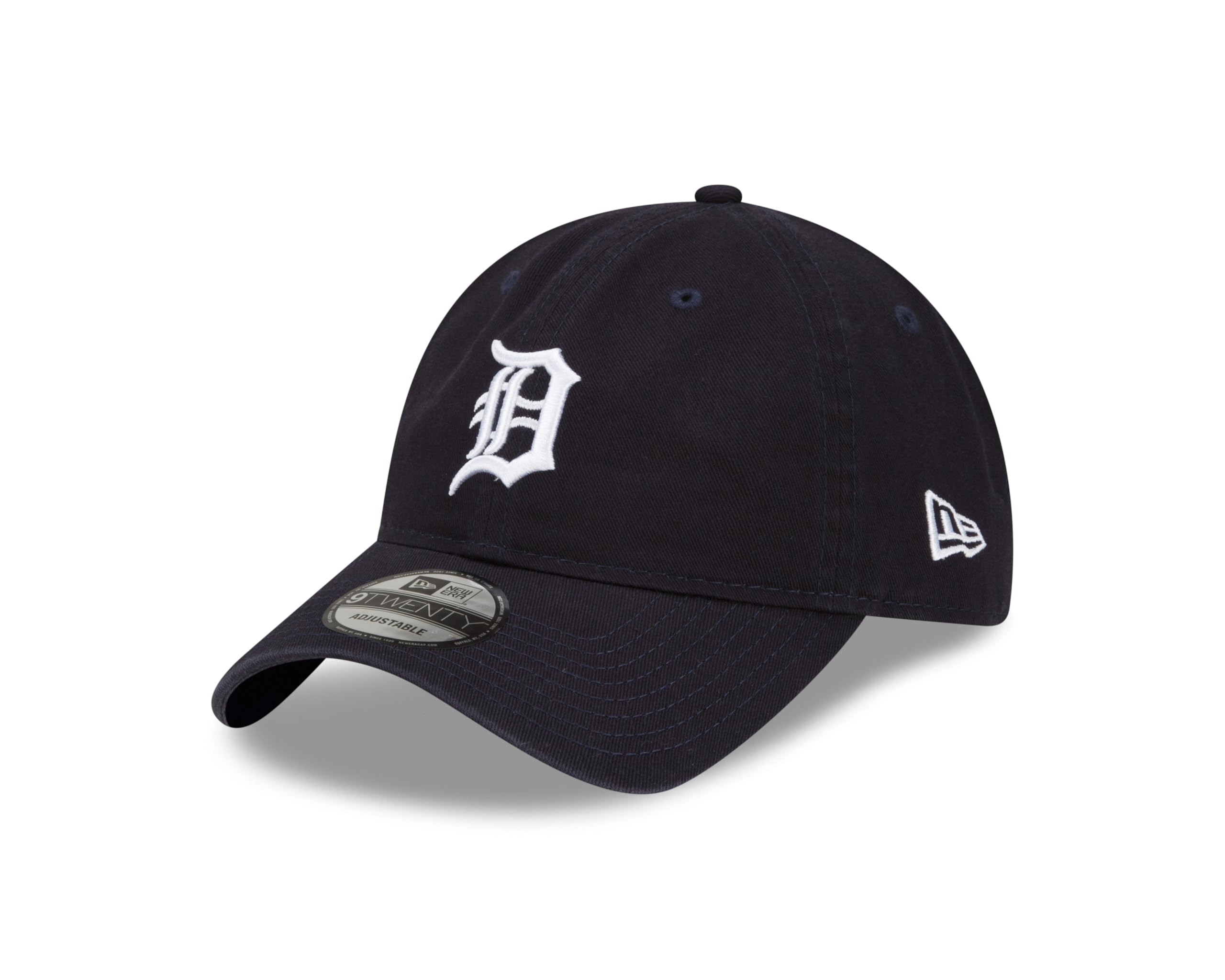 New Era Men's 9Twenty Core Classic MLB Detroit Tigers Baseball Cap Hat Navy