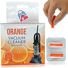 Vacuum Cleaner Fresheners 16PCS Orange Scent Sticks, Long Lasting Hoover Smellies Odour Eliminator Capsules, Universal Fit Carpet Deodoriser for Bagged & Bagless Vacuums