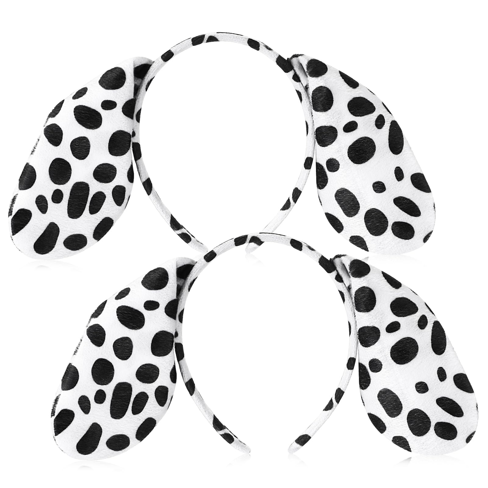 Chuangdi 2 Diademas de Orejas de Animal Tocados de Animal de Maquillaje Accesorios de Disfraz de Animal para Niño Adulto Cosplay Zoo Halloween Recuerdo Fiesta