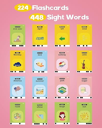 Miniatura 5 de Juguetes para niños de 2 a 5 años, regalos para niños de 2 a 5 años, juguetes de terapia de habla, tarjetas flash parlantes con 448 palabras