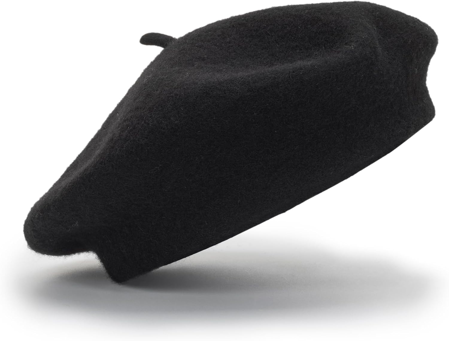 Classic French Beret Hat for Kids - Elegent Black Wool Beret for Party ...