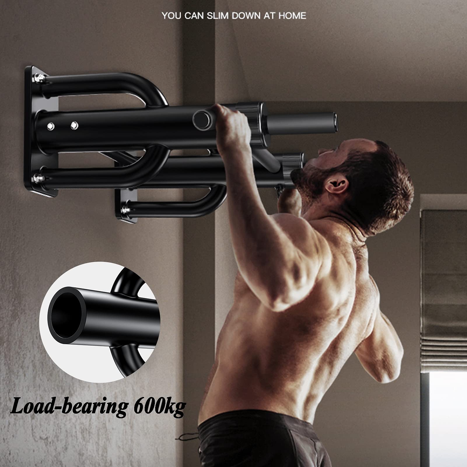 100cm懸垂マシンマルチジムけんすいマシーン壁掛けドアプルアップバー