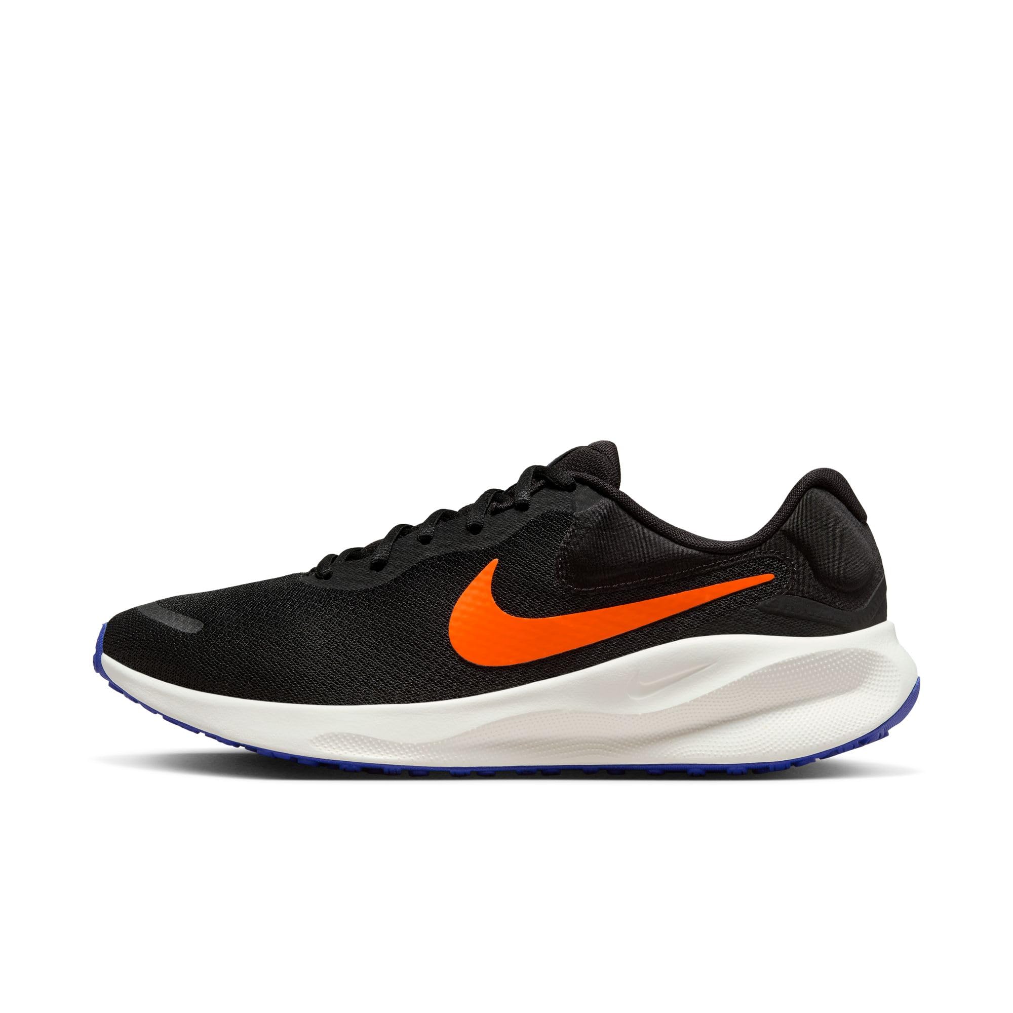 NIKE Revolution 7-Black/Hyper Crimson-Astronomy BLUE-SAIL-FB2207-008-9UK-image-4