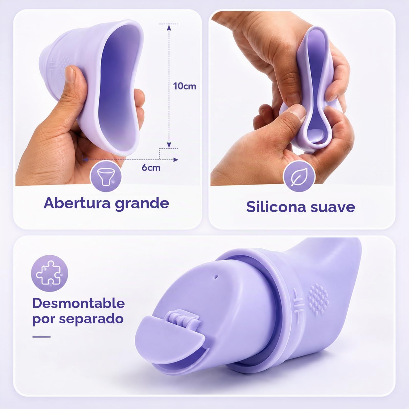 orinal adulto mujer,urinario femenino,urinario portatil mujer, urinario portatil,ayuda para orinar para mujeres,urinario para mujeres,reutilizable,inodoro portátil,viajes,coche,1200 ml