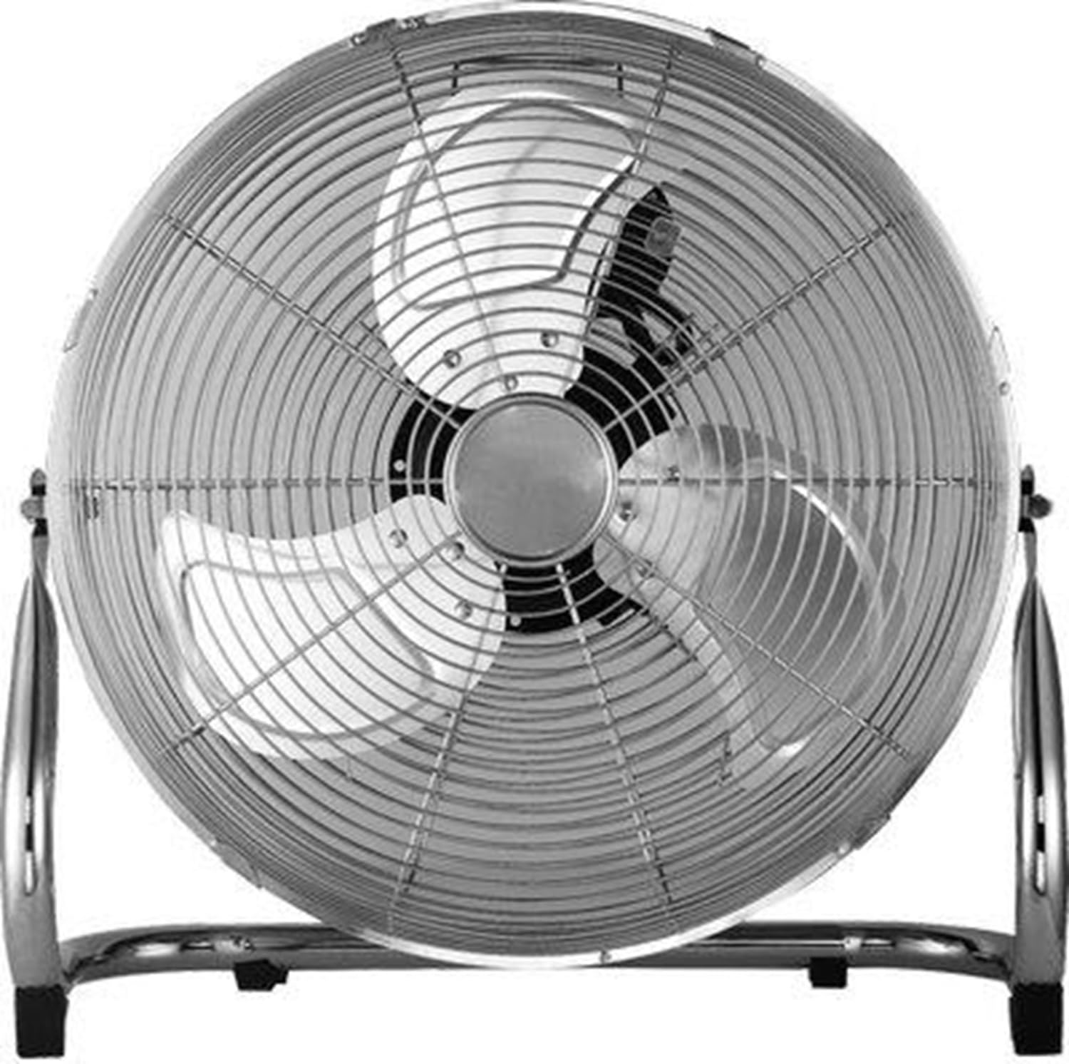 7401811 - Ventilatore industriale da pavimento, 3 velocità, 4 pale, in metallo