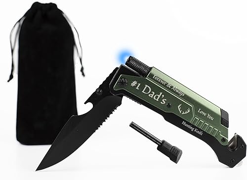 Home and Plan Navaja de bolsillo grabada personalizada, regalo para hombres para el día del padre, bosque, cuchillos de bolsillo personalizados,