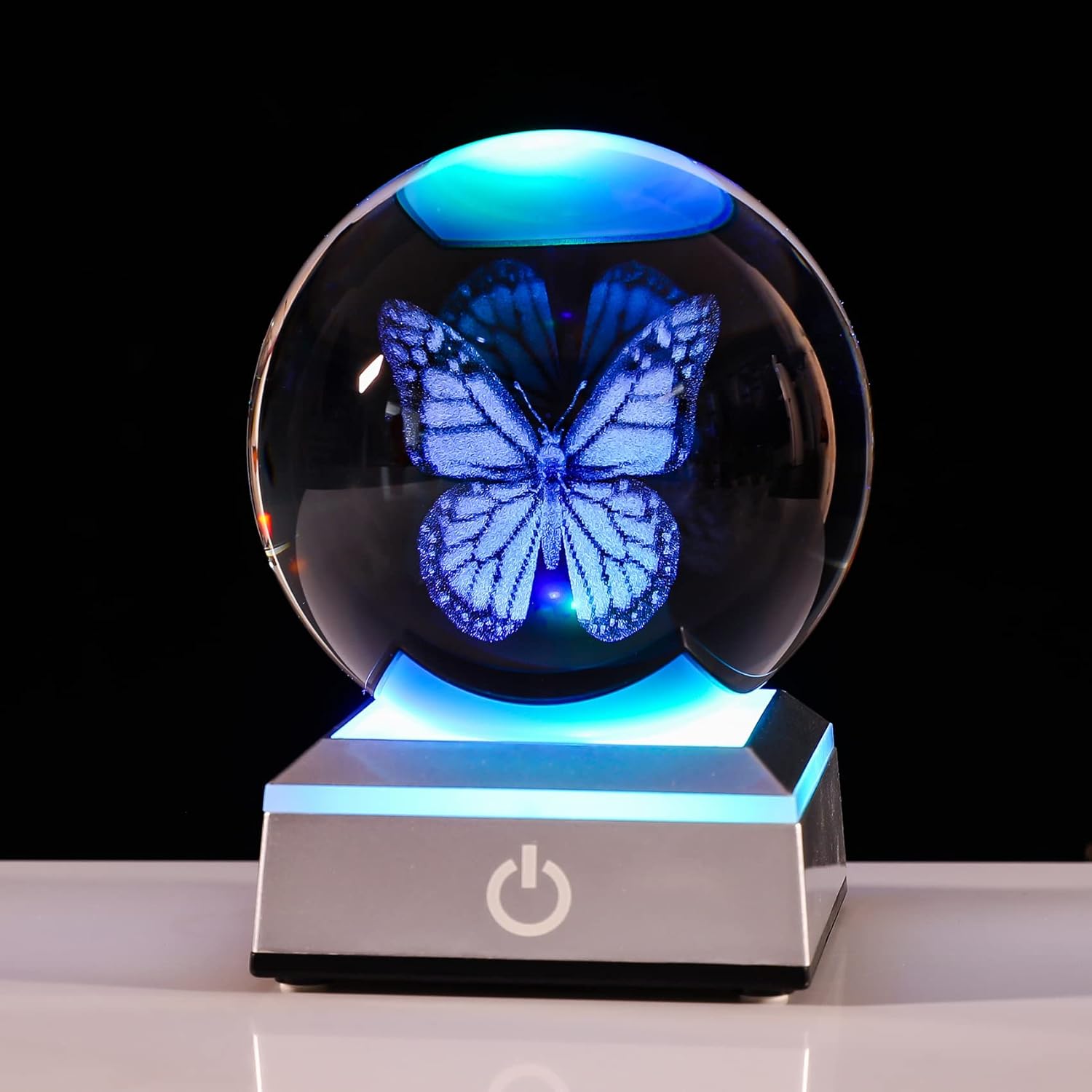 Butterfly Gifts for Women, 3D Crystal Ball Butterfly