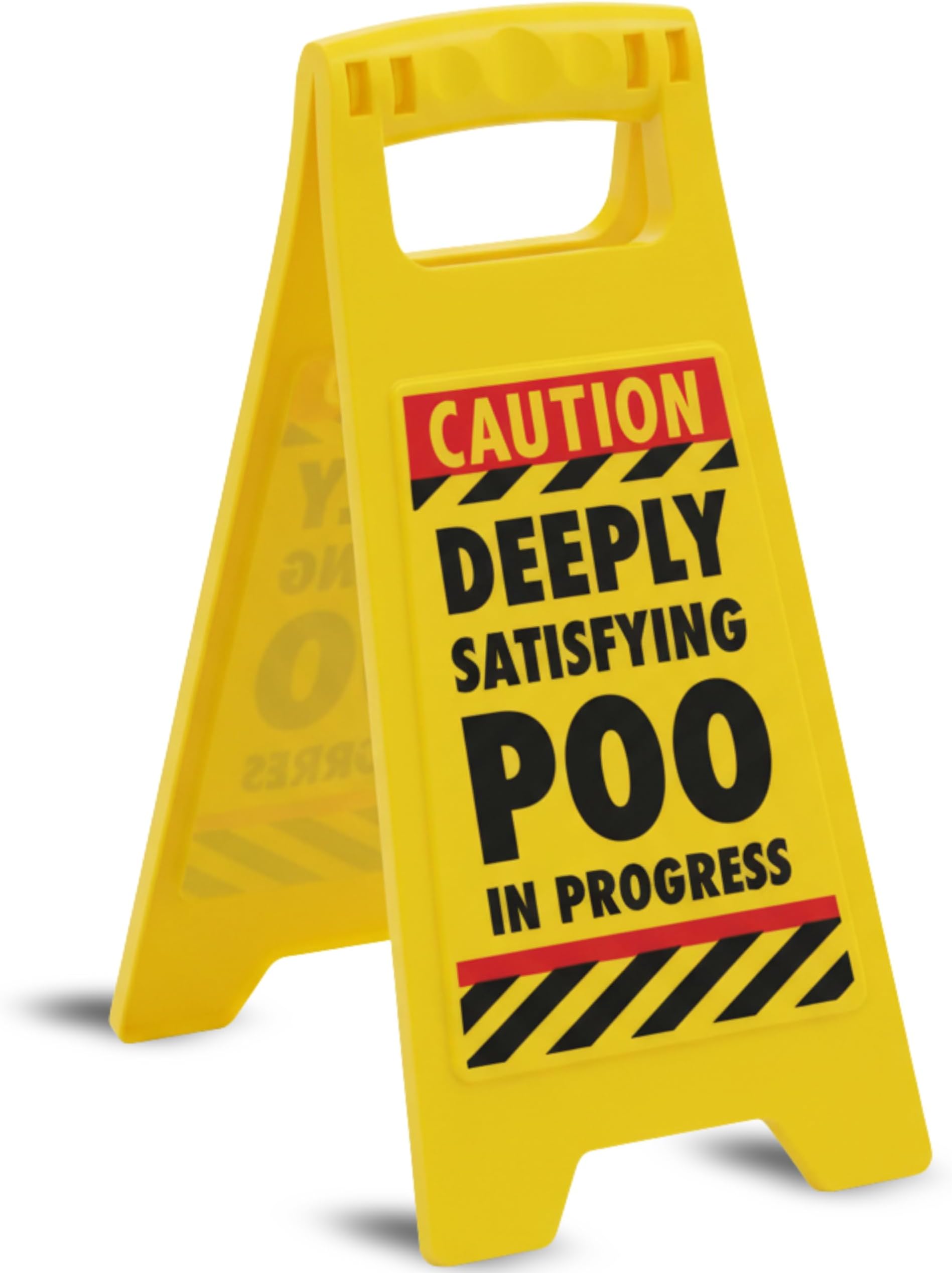 Boxer Gifts Deeply Satisfying Poo in Progress Novelty Toilet Humour Warning S...