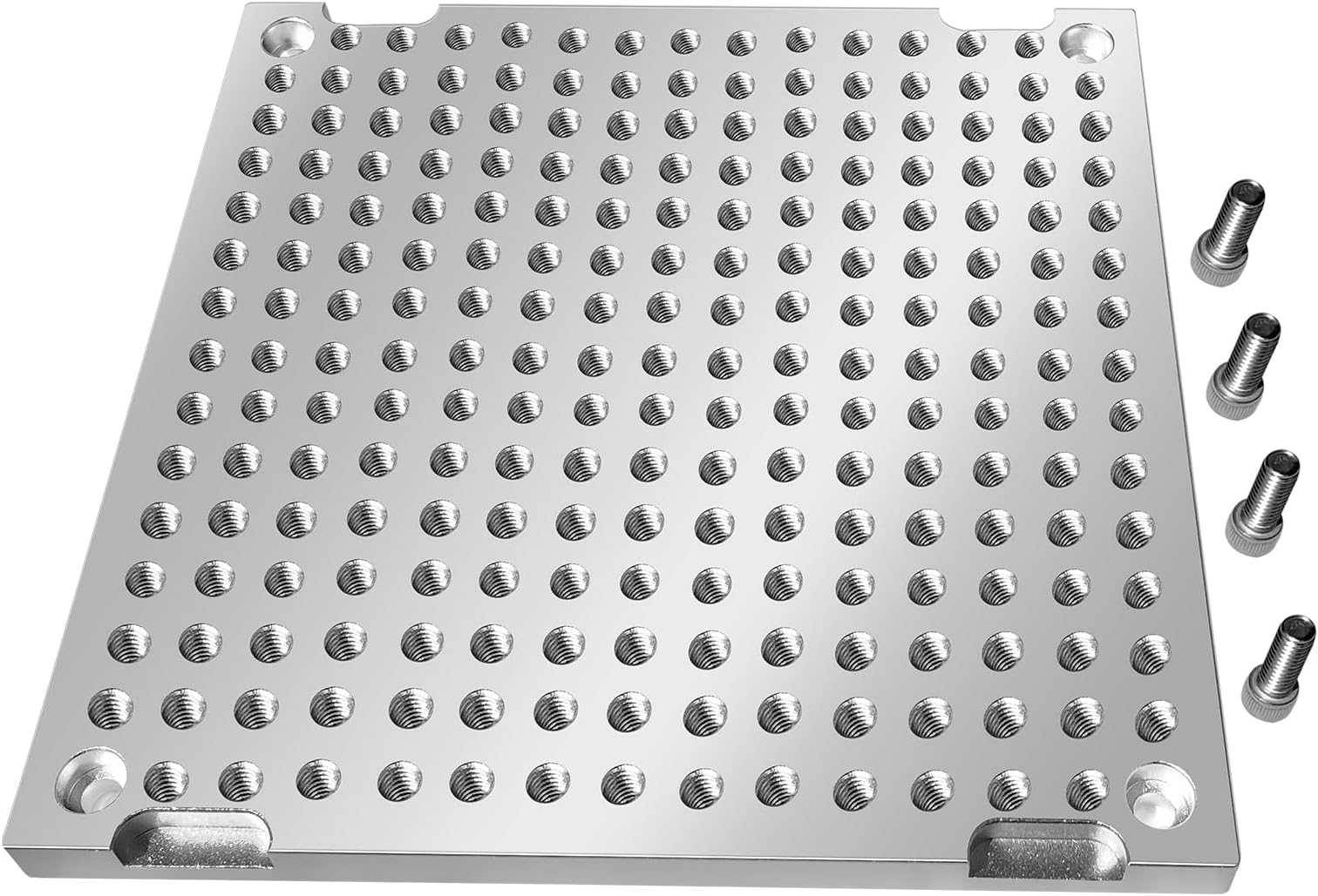 8" x 8" x 1/2" MIC 6 Aluminum Fixture/Sacrificial Plate, Mini Pallet.