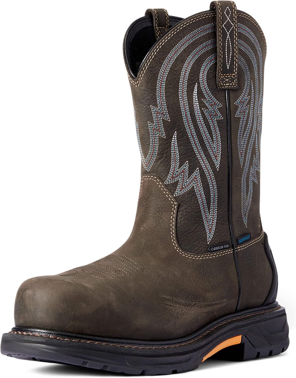 Ariat Mens WorkHog XT Tumbleweed Waterproof Carbon Toe Work Boot Iron Coffee 9.5