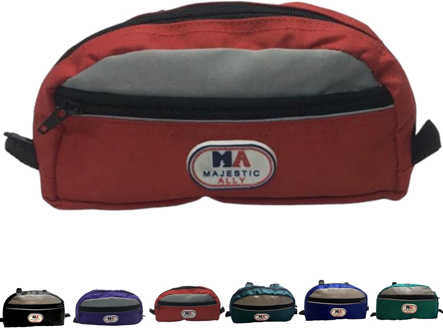 Majestic Ally Reflective Nylon Saddle Pommel Bag - Royal Blue | Western