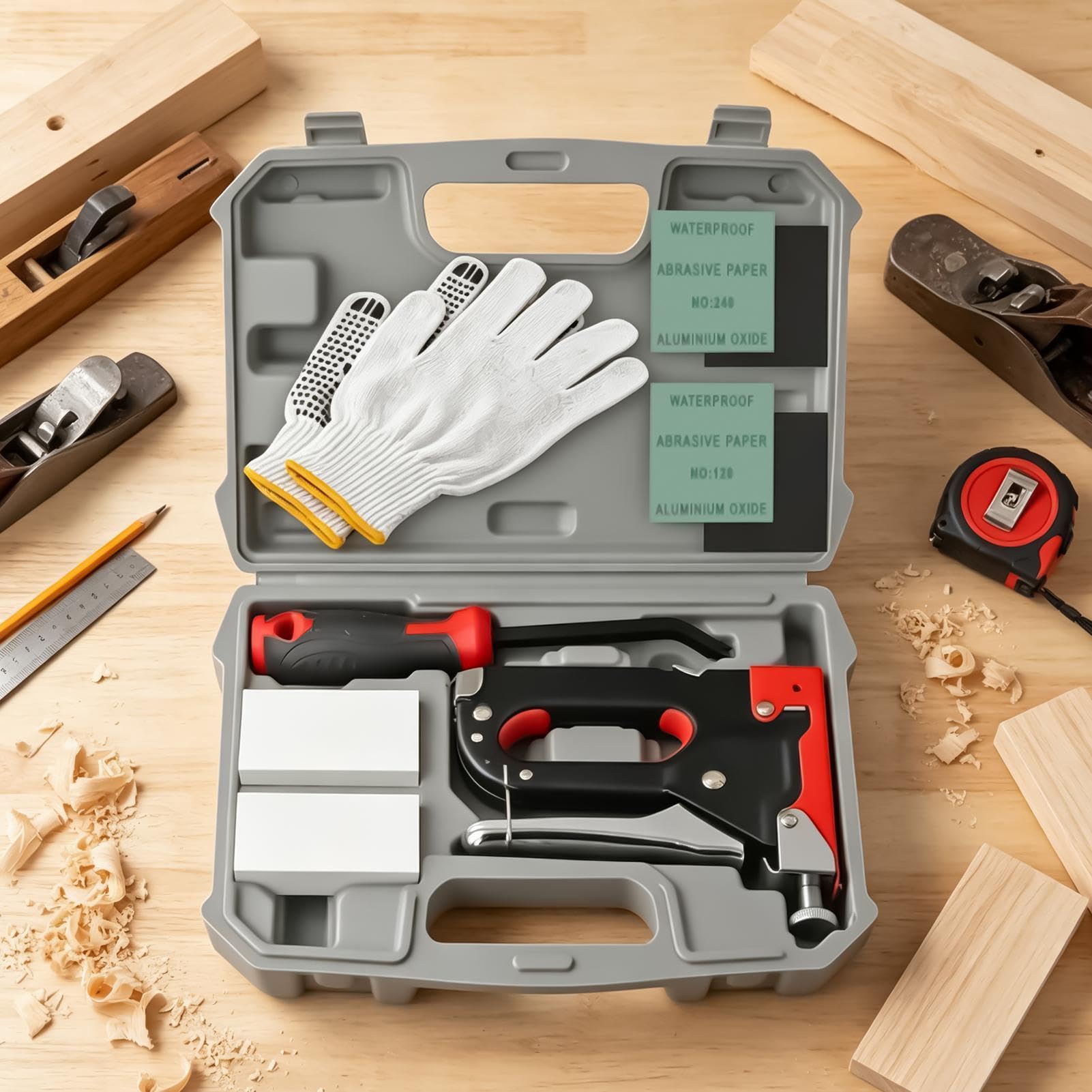 Tira Chiodi Kit Installazione e Rimozione Punti Metallici per Cucitrice