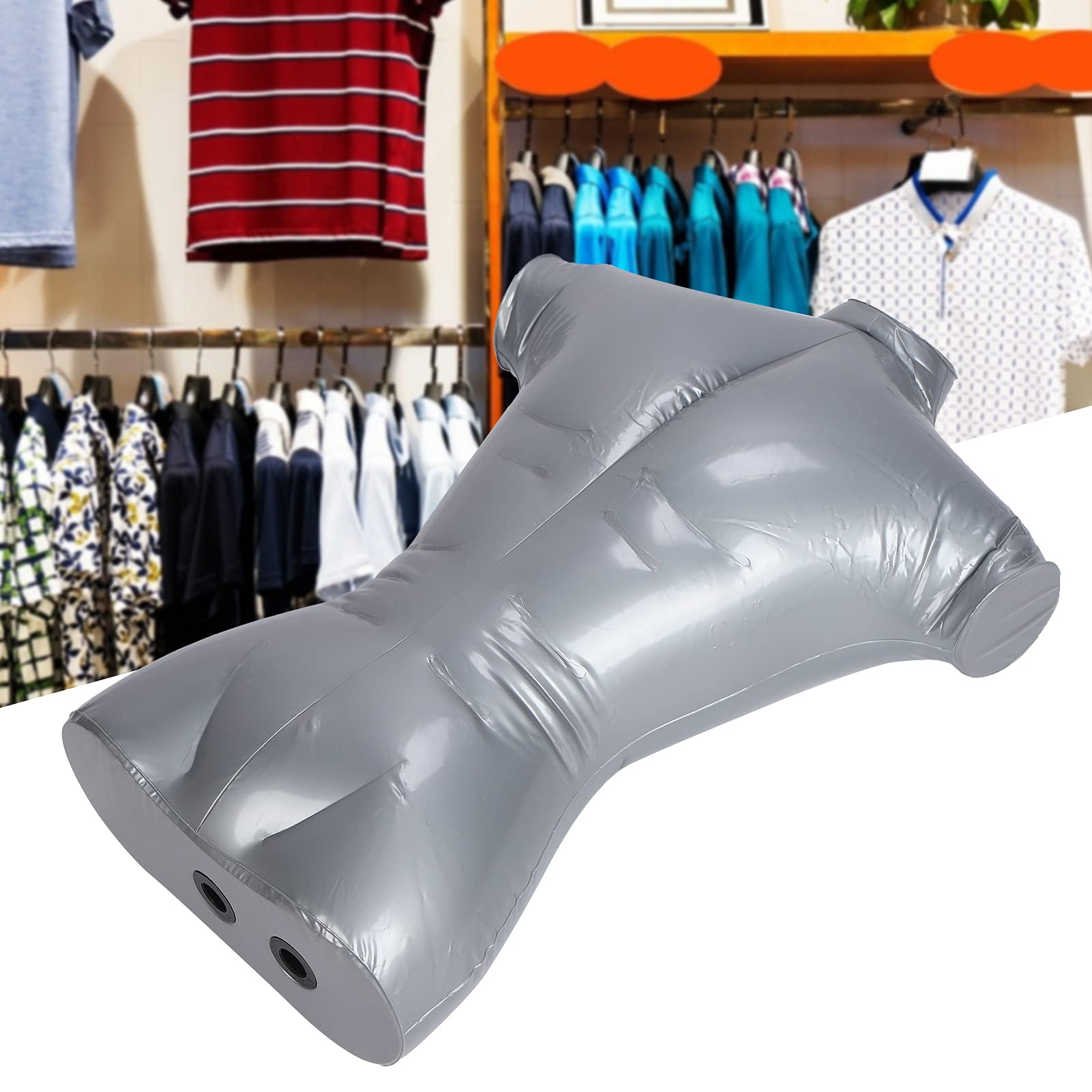 Présentoir de vêtements pour T-shirt, mannequin masculin avec anneau de suspension pour centres commerciaux pour tir avatar