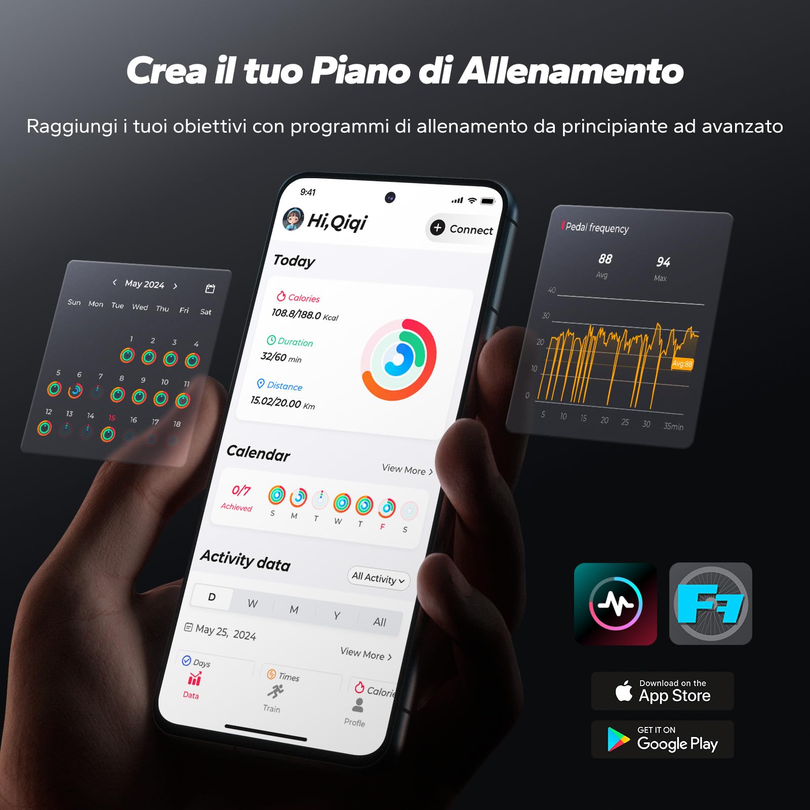 MERACH Vogatore Pieghevole ad Acqua, in legno di gomma e sedile Confortevole, dotato di mappa interattiva esclusiva e gioco APP, esperienza di canottaggio immersiva