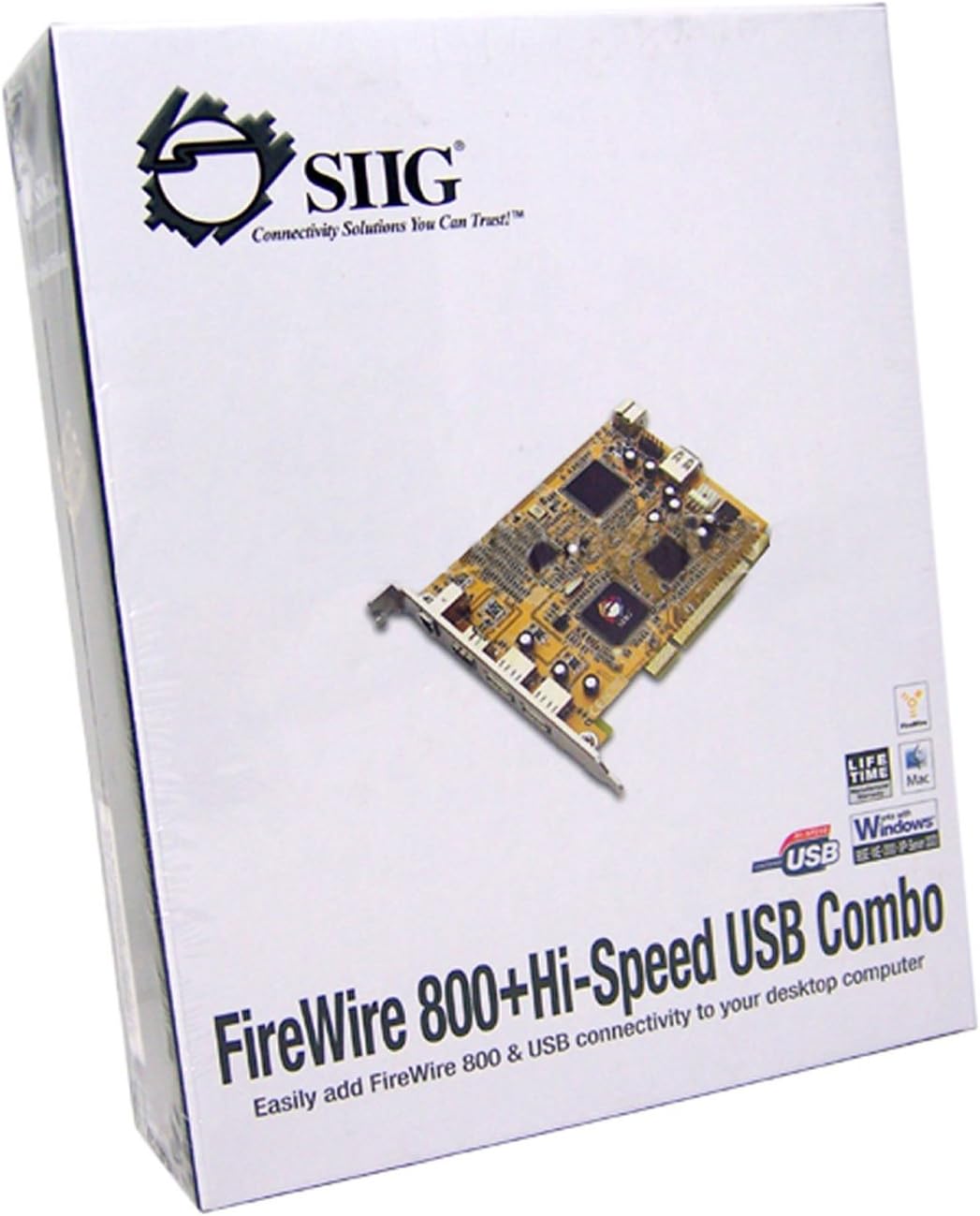 SIIG HP SIIG USB PCI Card ROHS Firewire 800 NEW 437554