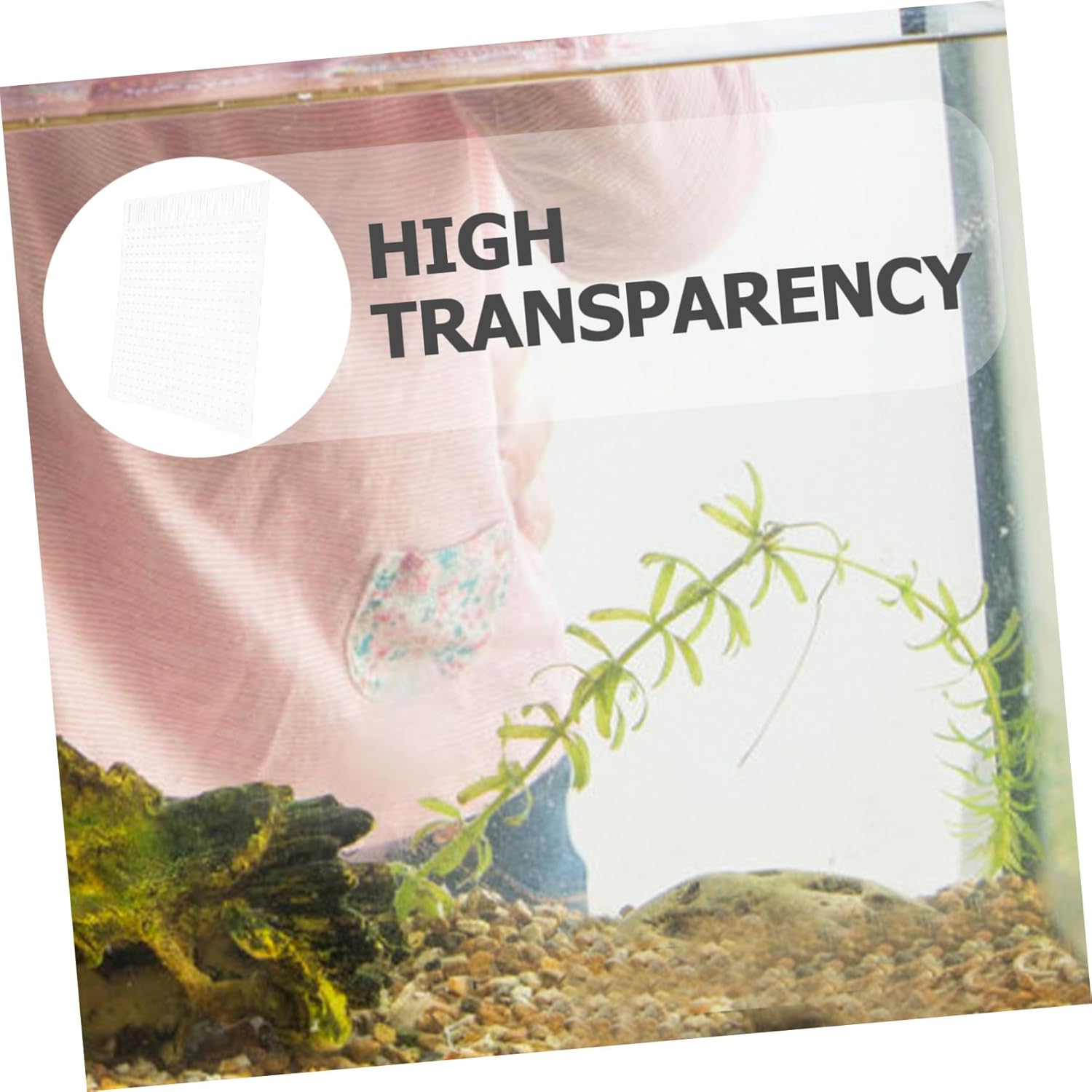 Totority Fish Tank Isolation Board Transparent Acrylic Divider Breeding Separation Net Fish Tank Supplies